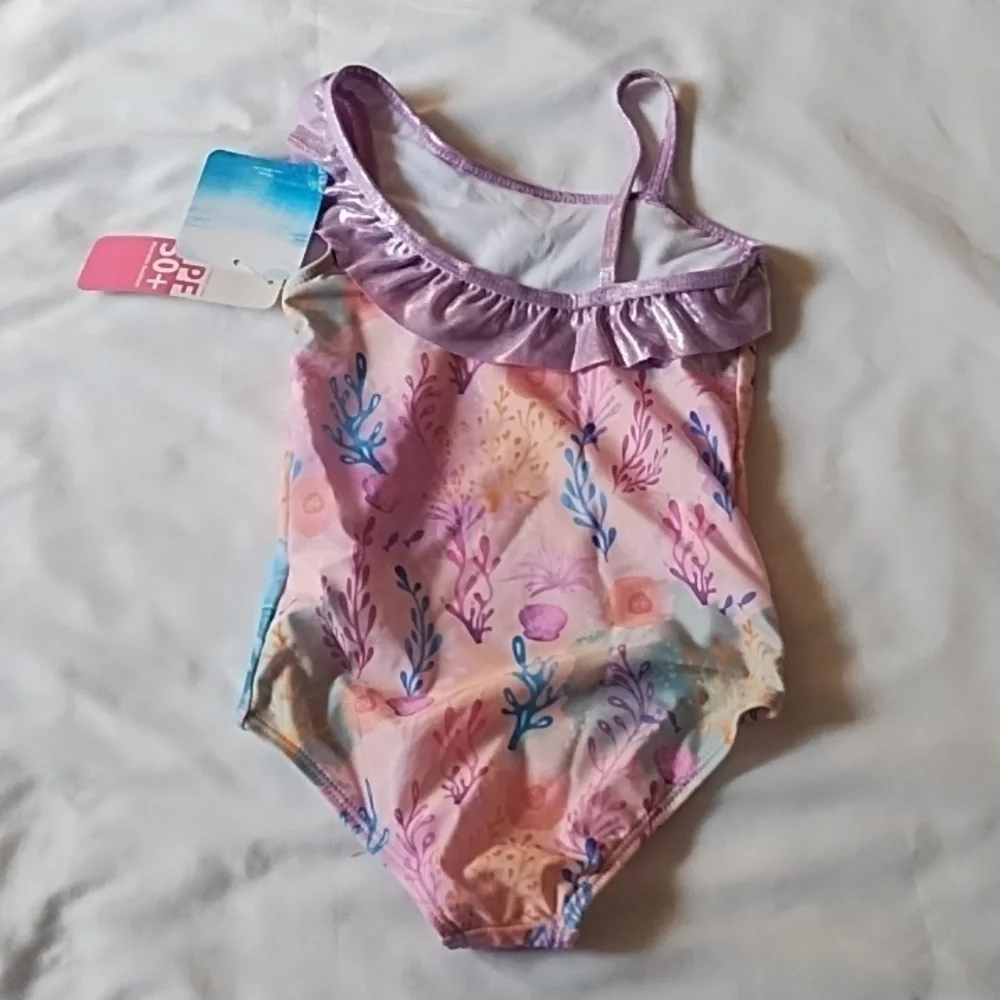 NWT Disney Little Mermaid Swimsuit Sz3T